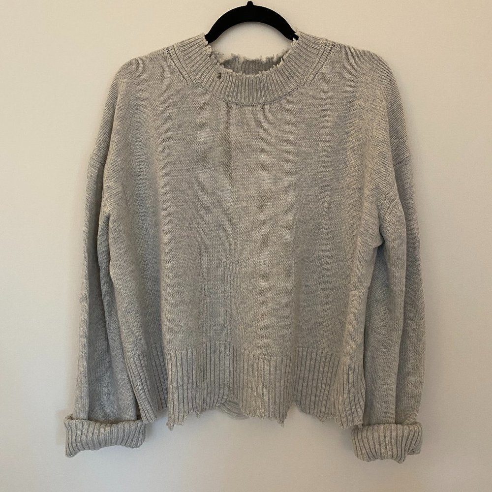 Helmut Lang Ripped Oversized Sweater